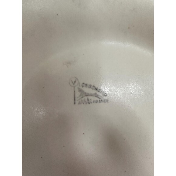 Vintage Longchamp Oyster Platter Large French Barbotine Seafood Serving Plate - Picture 4 of 4